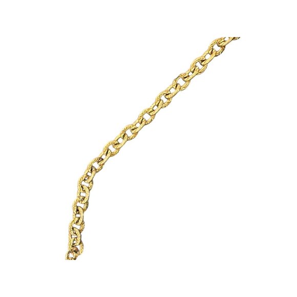 1940s Whiting and Davis gold mesh evening bag with rhinestone clasp - Picture 5 of 8